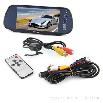 7 Inch TFT LCD Color Screen Car Rear View Mirror for Reversing Camera